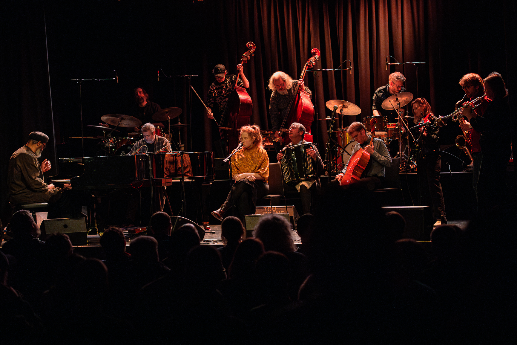 Pat Thomas and Stavanger's Kitchen Orchestra. © Carlos H. Juica