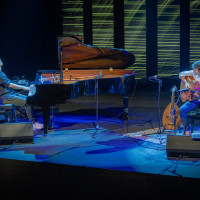 Bill Laurance and Michael League – known from the Grammy-winning collective Snarky Puppy – during their concert at Von Krahl in Tallinn. © Rene Jakobson