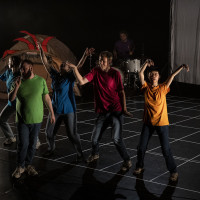 James Blacks forestilling Mushroom under Spor Festival. © Gorm Branderup