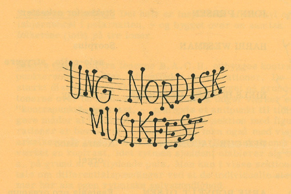 Fra UNM-programmet 1972. © UNM